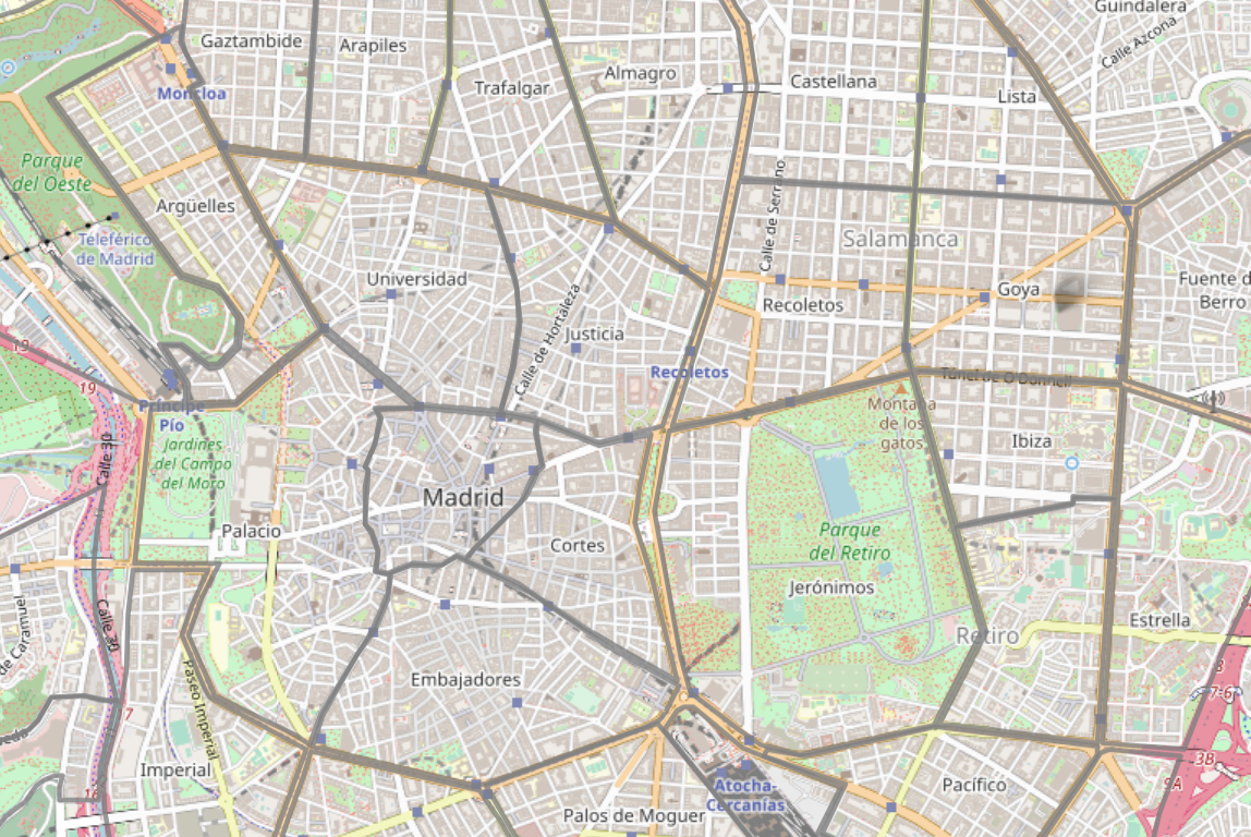 captura mapa zonas SER de deAyuda donde poder ver límites de cada barrio