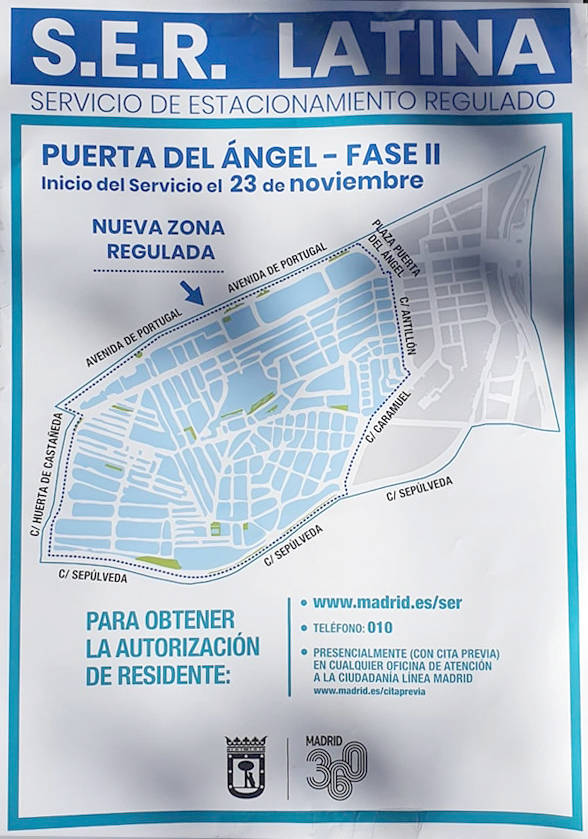 Plano implantación ZONA SER al total del barrio Puerta del Ángel