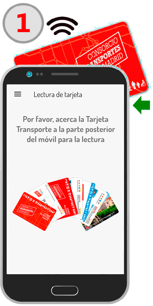 Captura 1 app Tarjeta Transporte (con que recargar los abonos y tarjetas multi)